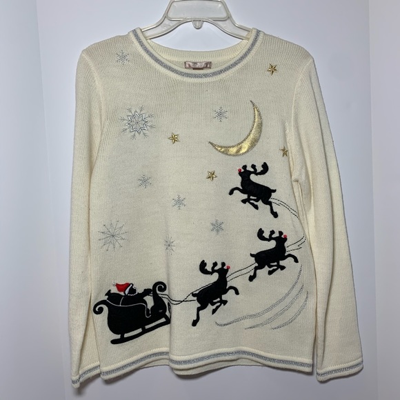 White Stag Sweaters - White Stag ugly Christmas sweater size S